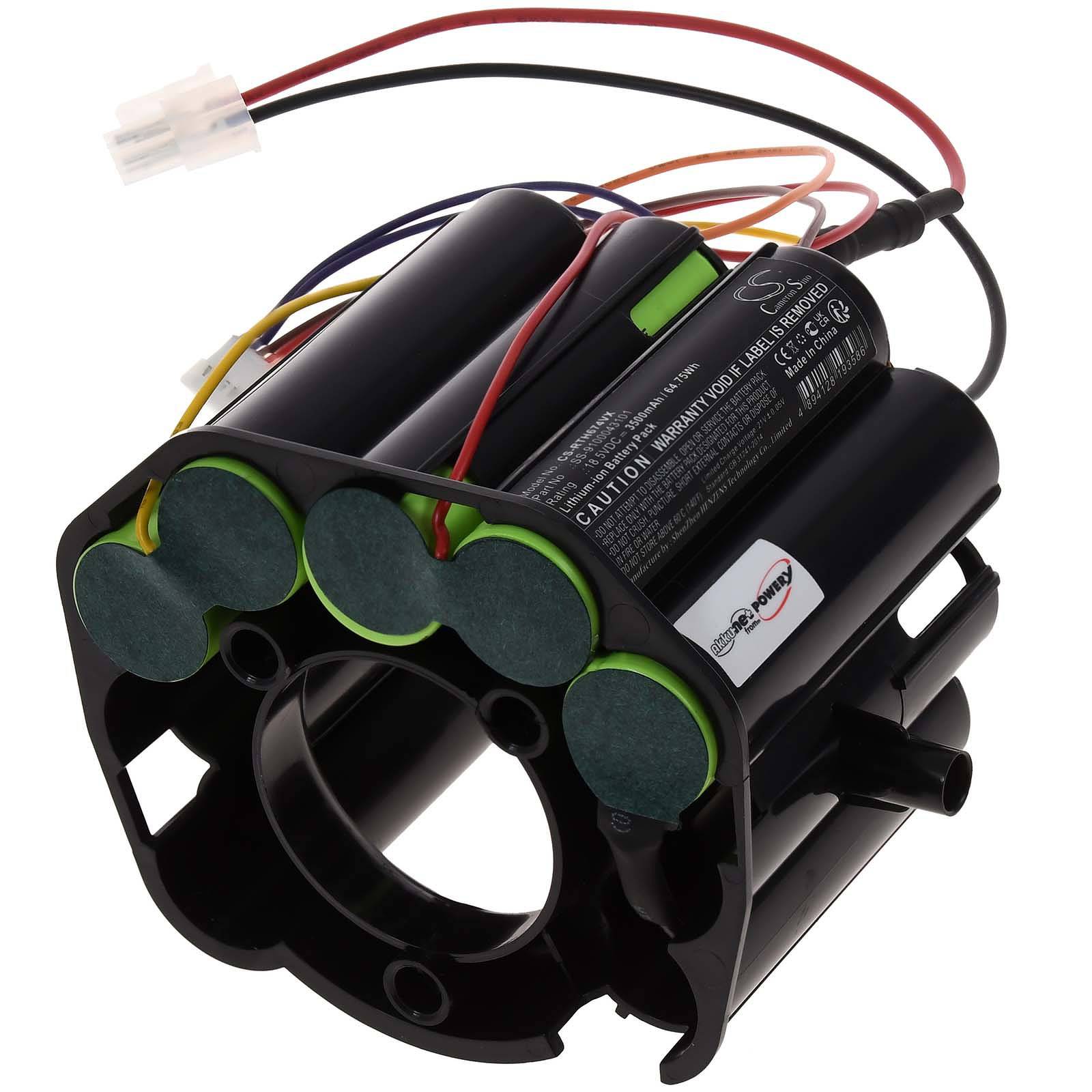 Powery Powerakku für Rowenta Dual Force 2 in 1 Staubsauger, 18,5V, Li-Ion