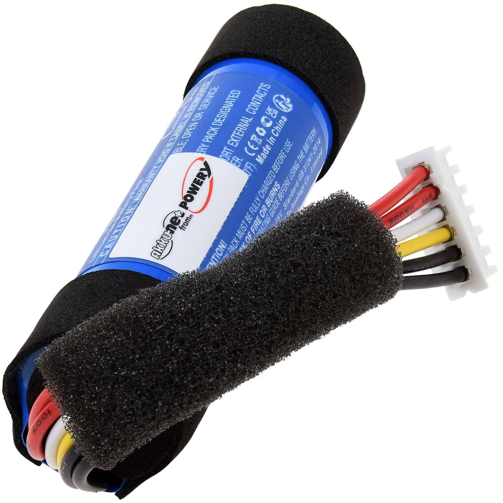 Powery Akku für JBL Tuner XL Bluetooth Lautsprecher, 3,7V, Li-Polymer