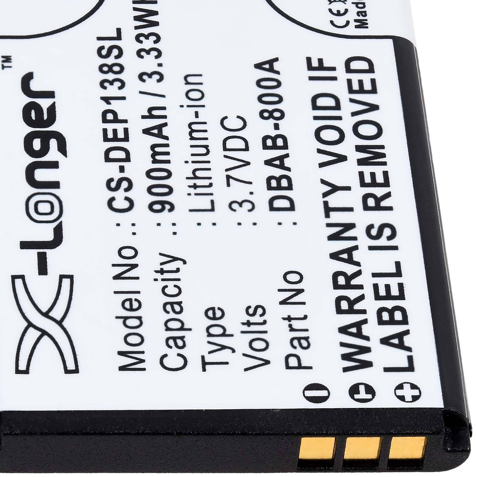 Powery Akku für Doro 1378 1380 1382 1385 Senioren-Handy, 3,7V, Li-Ion