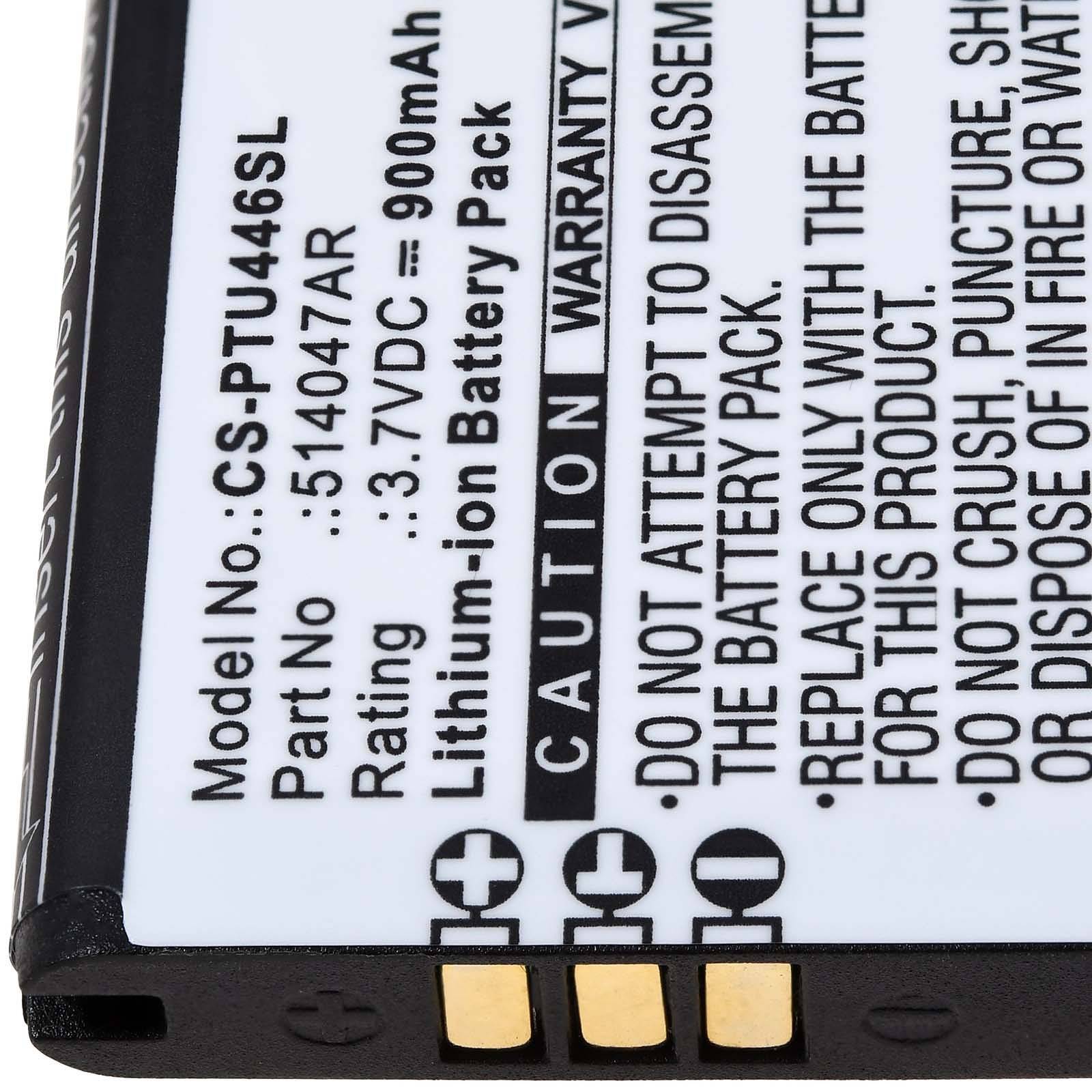 Powery Akku passend für Handy Panasonic KX-TU446 KX-TU456 Typ 514047AR, 3,7V, Li-Ion