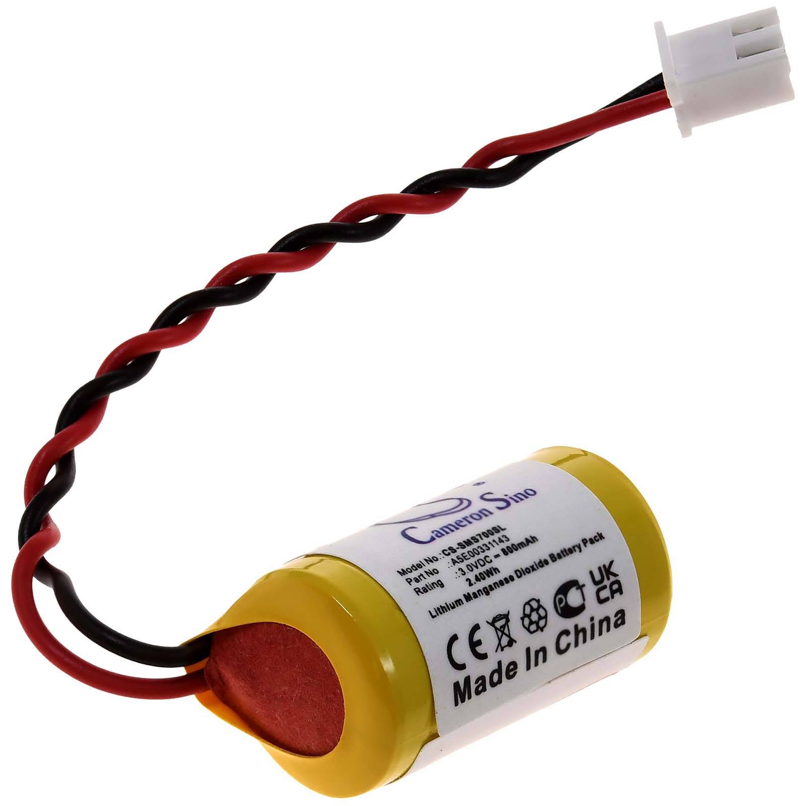 Powery Puffer-Lithiumbatterie für Siemens Simatic S7 Simatic S-7 Typ A5E00331143, 3V, Lithium-Mangandioxid