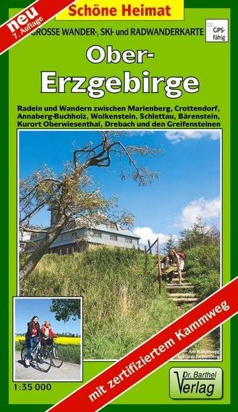 Radwander- und Wanderkarte Obererzgebirge 1 : 35 000