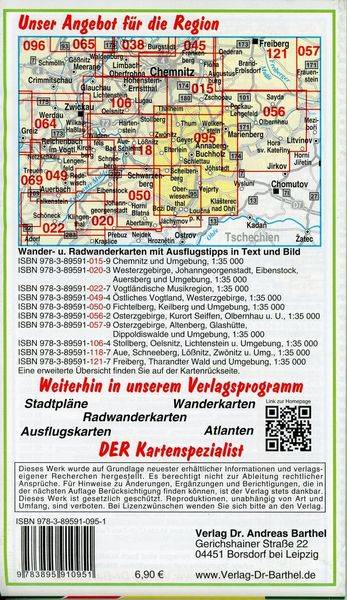 Radwander- und Wanderkarte Obererzgebirge 1 : 35 000