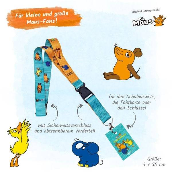 Trötsch Die Maus Schlüsselband