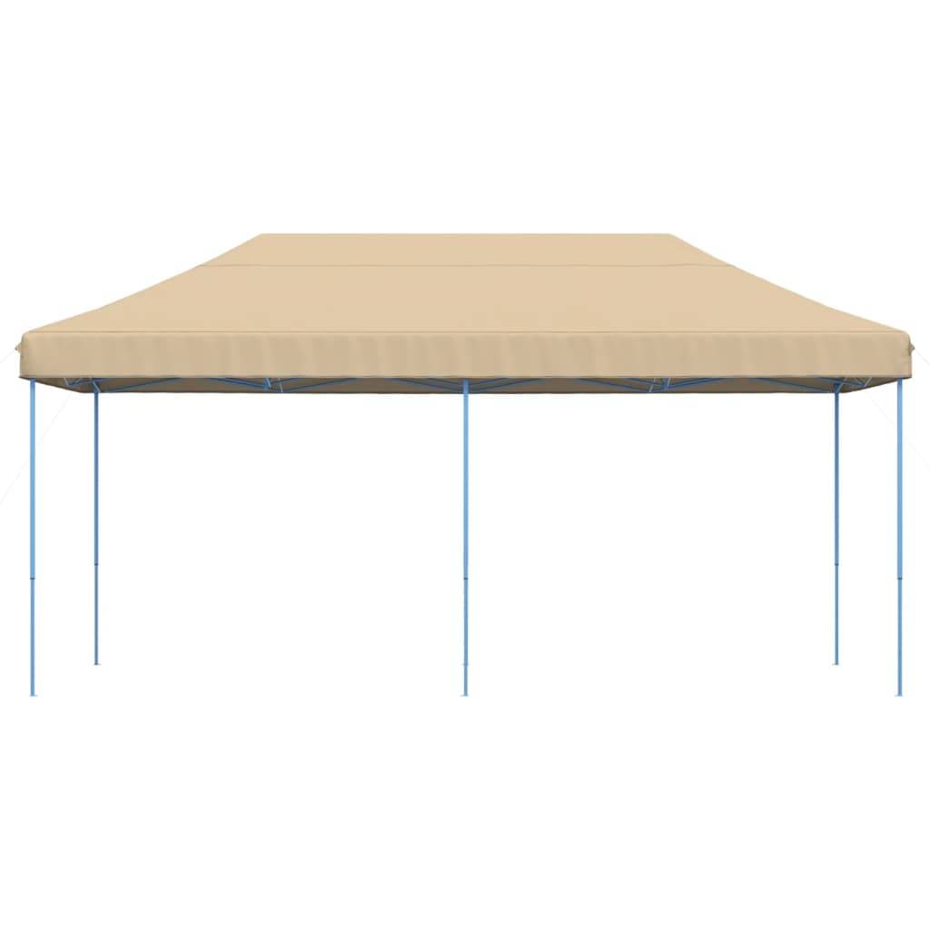 vidaXL Partyzelt Faltbar Pop-Up Beige 580x292x315 cm