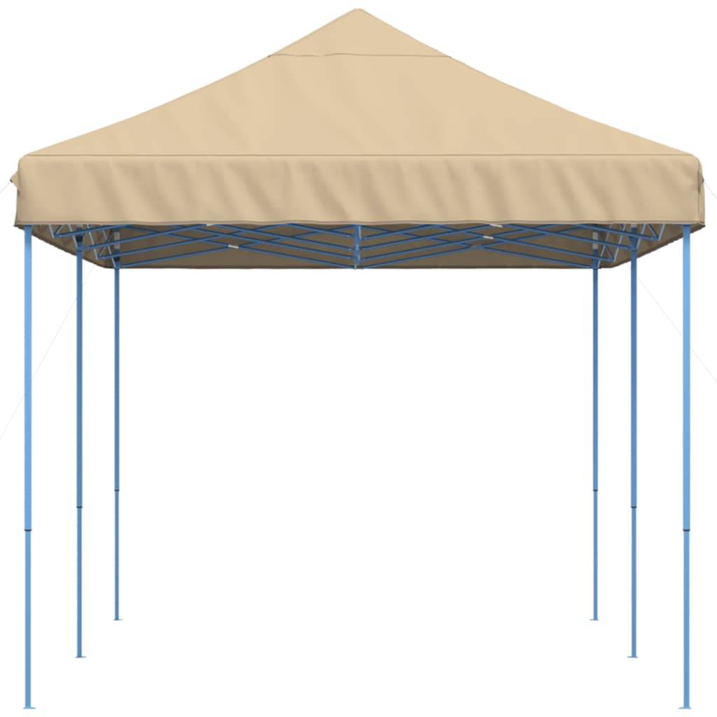 vidaXL Partyzelt Faltbar Pop-Up Beige 580x292x315 cm