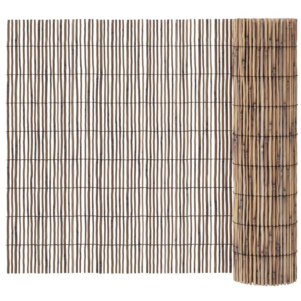 vidaXL Gartenzaun 500x80 cm Schilf