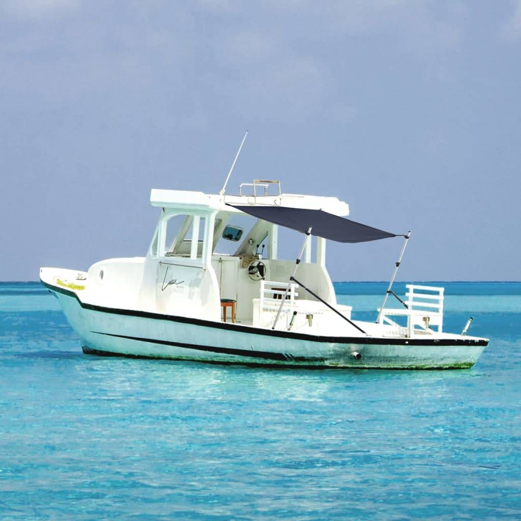 vidaXL T-Top-Beschattungsverlängerung Marineblau 174x205x(115-194) cm