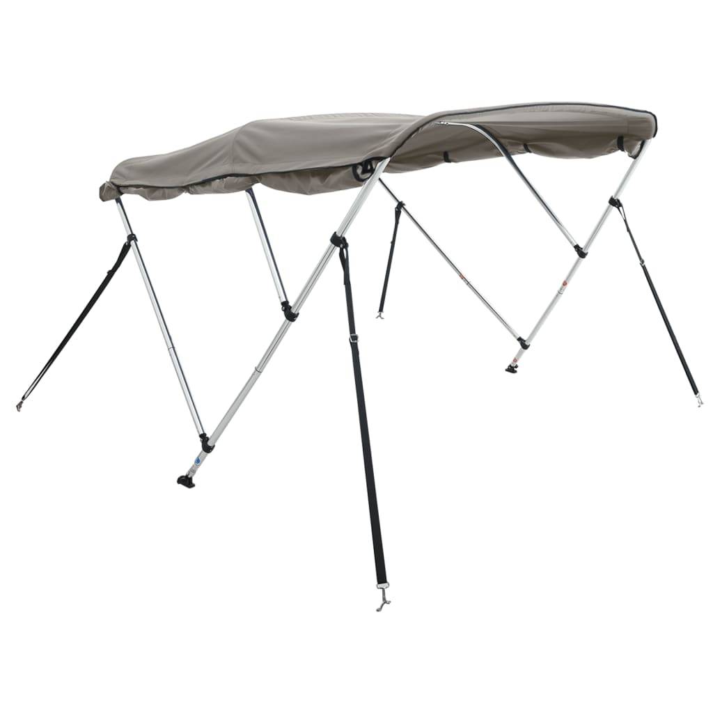 vidaXL 3-Bow Bimini-Top mit Seitenteilen 183x(170-182)x137 cm