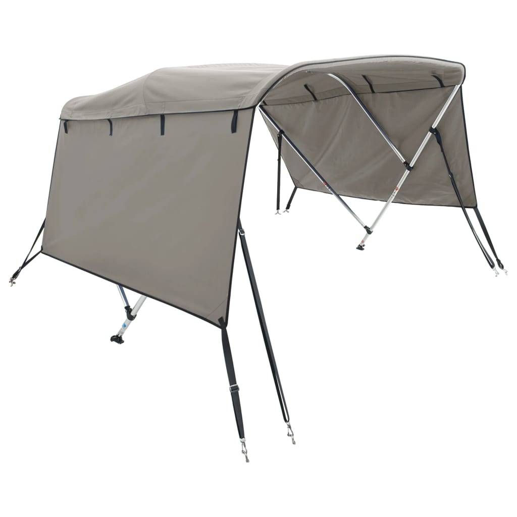 vidaXL 3-Bow Bimini-Top mit Seitenteilen 183x(170-182)x137 cm