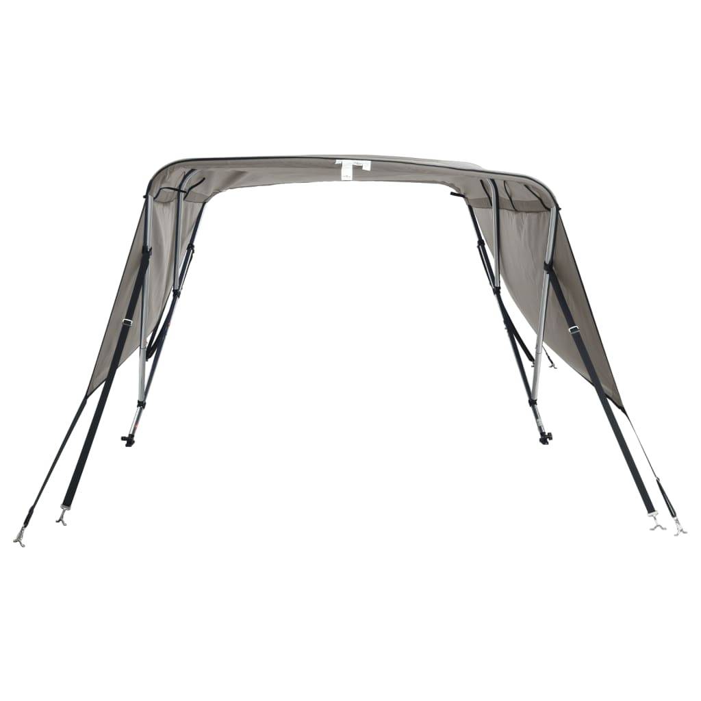 vidaXL 3-Bow Bimini-Top mit Seitenteilen 183x(170-182)x137 cm