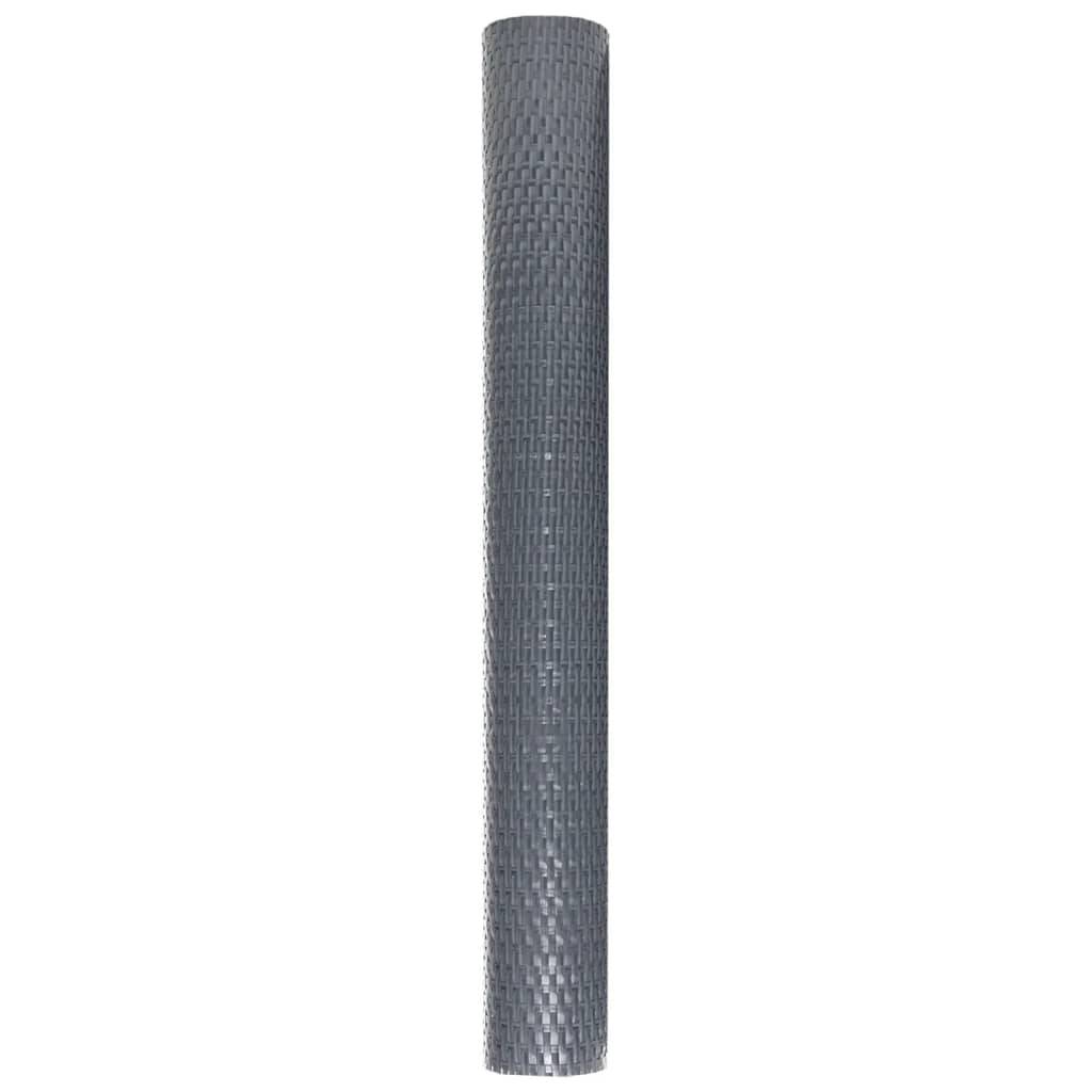 vidaXL Balkon-Sichtschutz Anthrazit 400x80 cm Poly Rattan