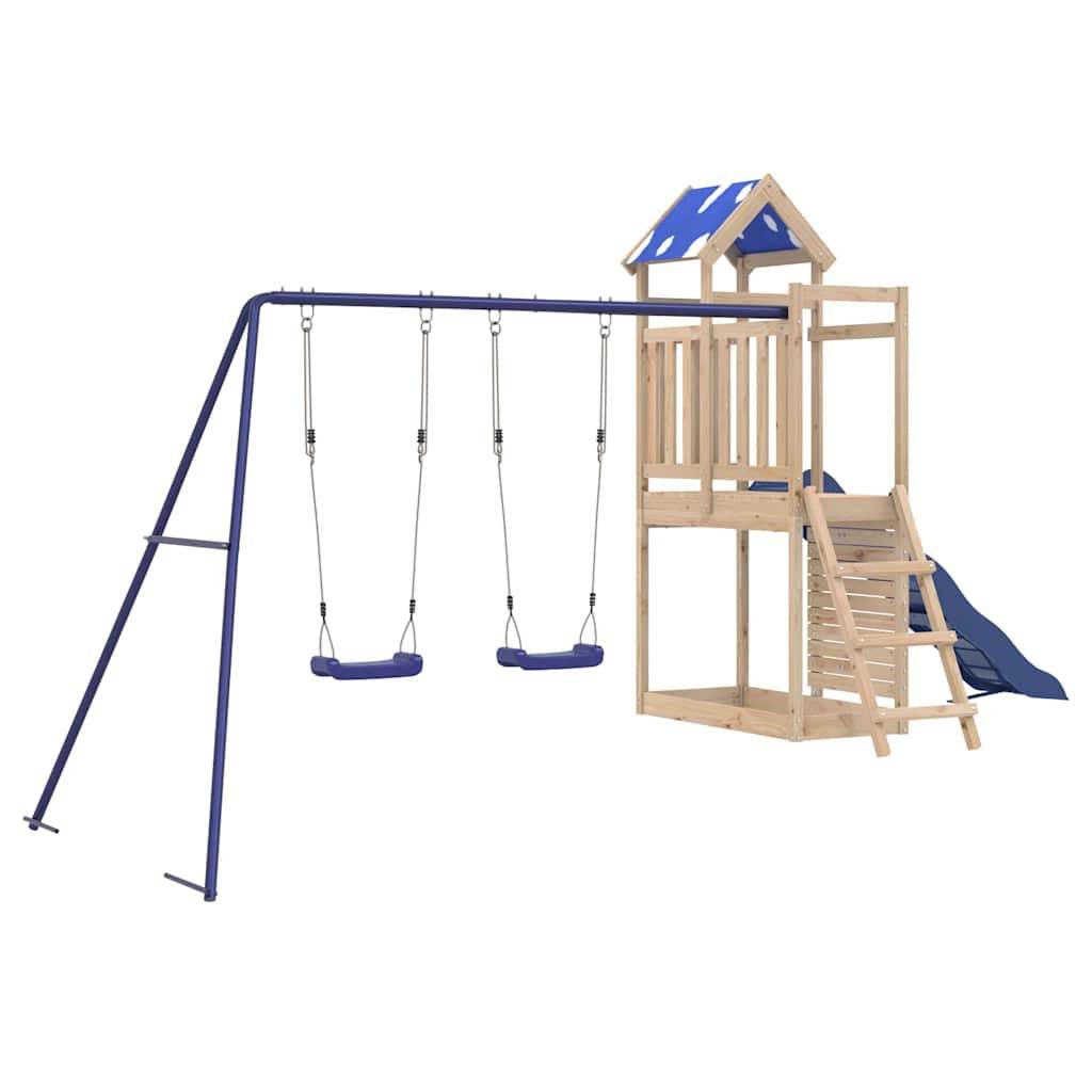 vidaXL Spielturm Massivholz Kiefer