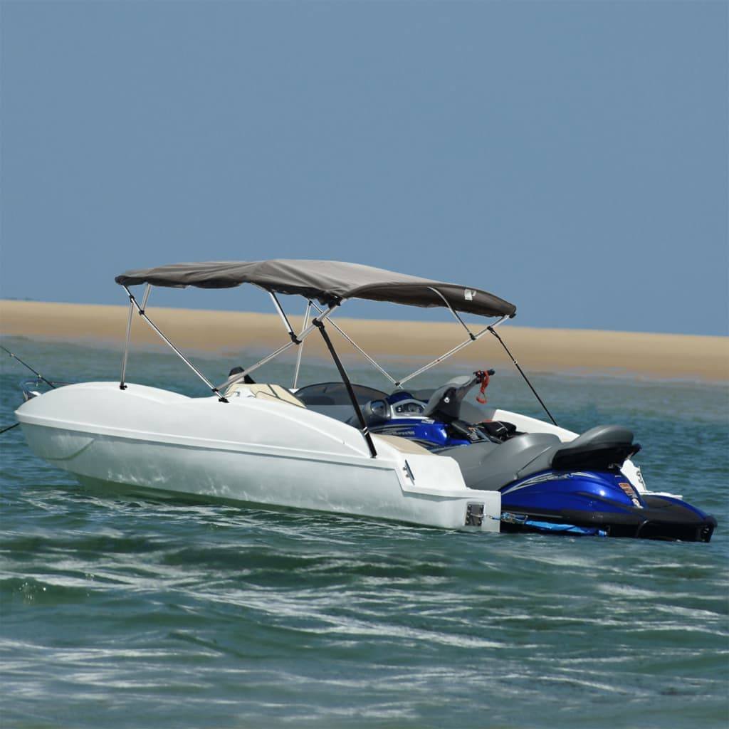 vidaXL 4-Bow Bimini-Top mit Mesh-Seitenteilen 243x(200-213)x137 cm