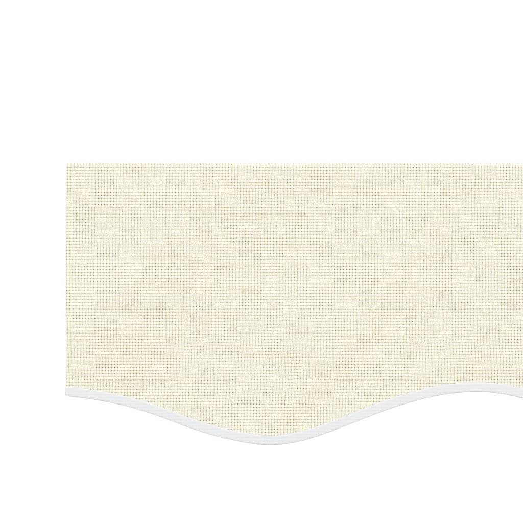 vidaXL Markisenvolant Creme Gestreift 4,5 m