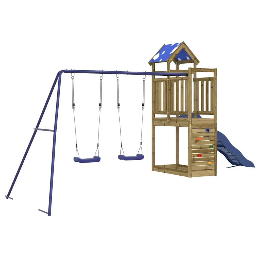 vidaXL Spielturm Imprägniertes Kiefernholz