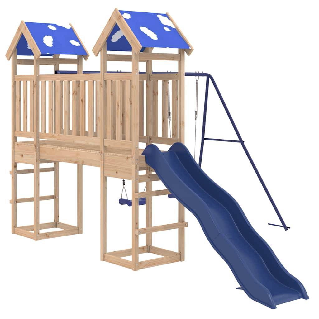 vidaXL Spielturm Massivholz Kiefer