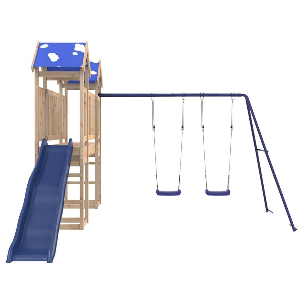 vidaXL Spielturm Massivholz Kiefer