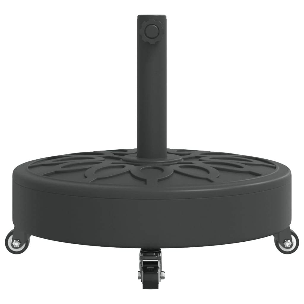 vidaXL Sonnenschirmständer mit Rollen für Ø38/48 mm Mast 27 kg Rund