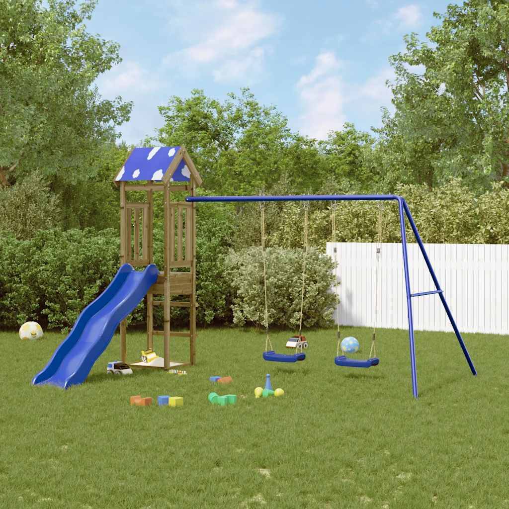 vidaXL Spielturm Imprägniertes Kiefernholz