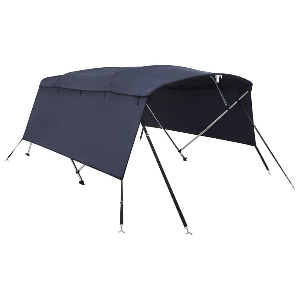 vidaXL 4-Bow Bimini-Top mit Seitenteilen 243x(170-182)x137 cm