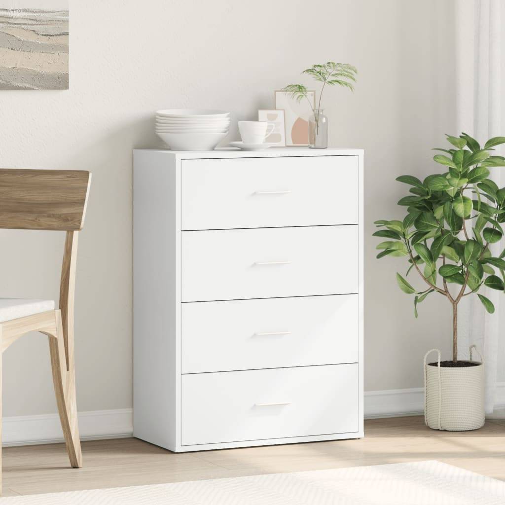 vidaXL Sideboard Weiß 60x31x84 cm Holzwerkstoff