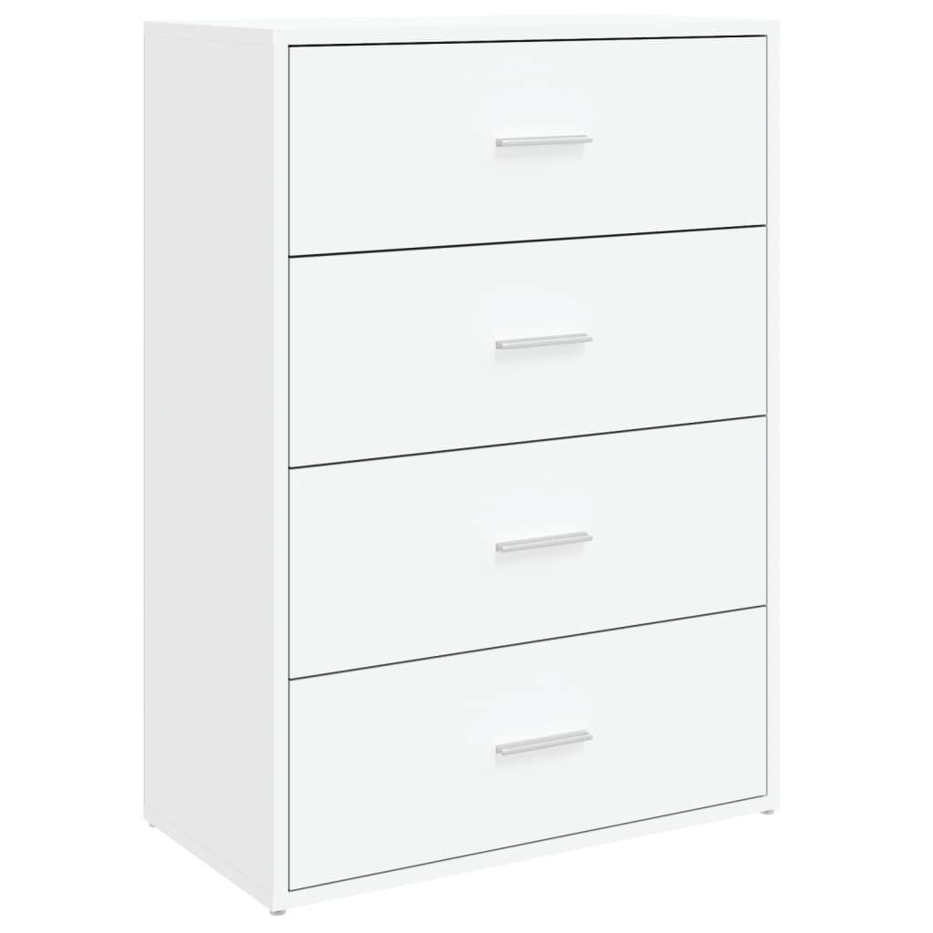 vidaXL Sideboard Weiß 60x31x84 cm Holzwerkstoff