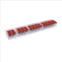 50x XL Schnellverbinder für Kabel 0,5–6mm², 5-polig, 40A, werkzeuglos, Verteiler 50x XL Schnellverbinder für Kabel 0,5–6mm², 5-polig, 40A, werkzeuglos, Verteiler