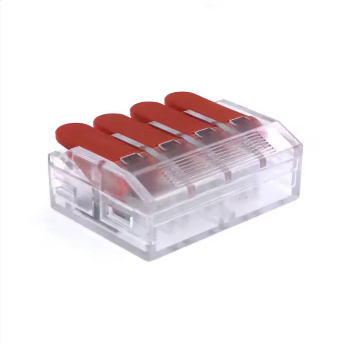 50x XL Schnellverbinder für Kabel 0,5–6mm², 3-polig, 40A, werkzeuglos, Verteiler