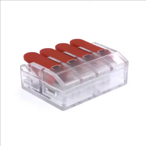 50x XL Schnellverbinder für Kabel 0,5–6mm², 5-polig, 40A, werkzeuglos, Verteiler 50x XL Schnellverbinder für Kabel 0,5–6mm², 5-polig, 40A, werkzeuglos, Verteiler