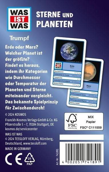KOSMOS - Was ist Was Trumpf - Sterne und Planeten
