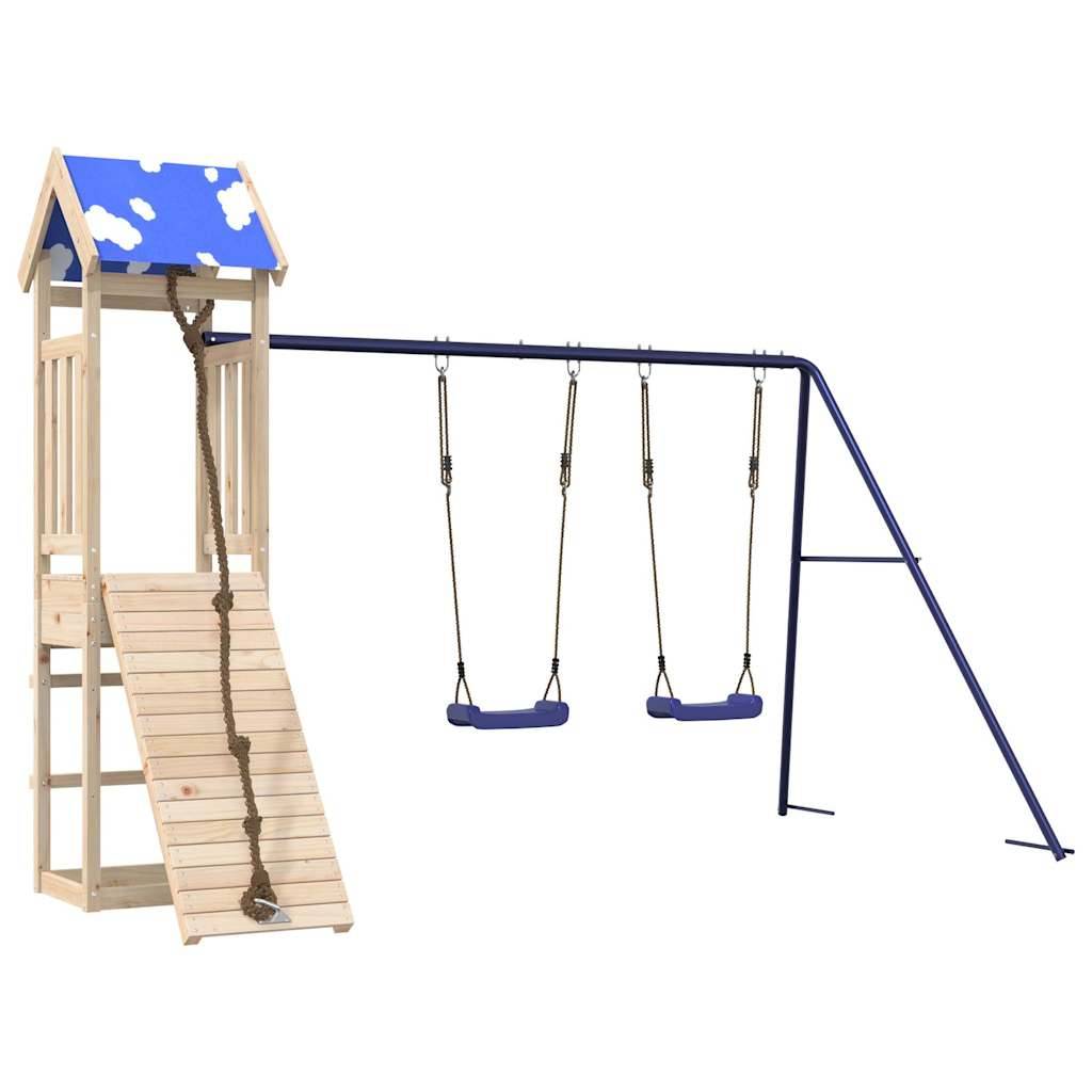 vidaXL Spielturm Massivholz Kiefer
