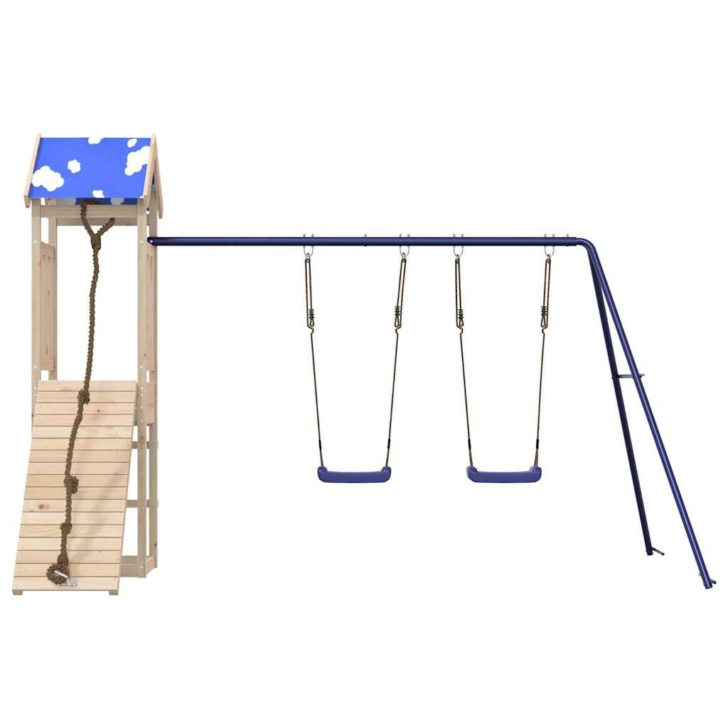 vidaXL Spielturm Massivholz Kiefer