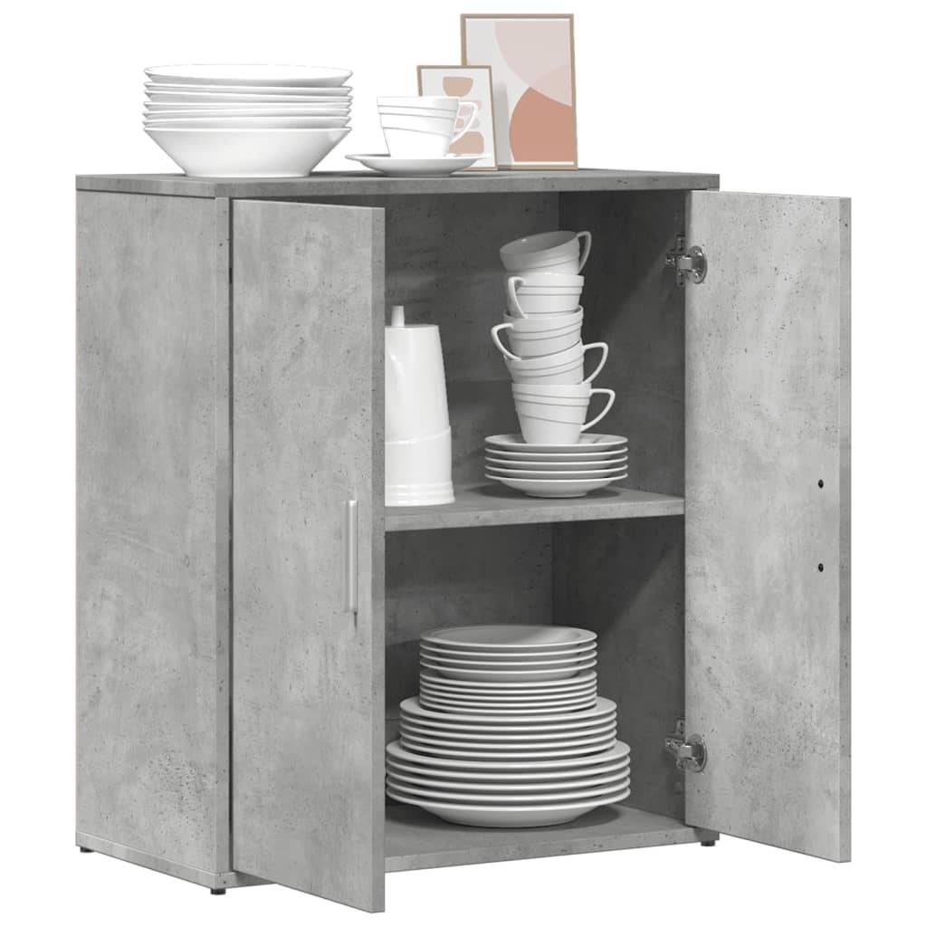vidaXL Sideboard Betongrau 60x31x70 cm Holzwerkstoff