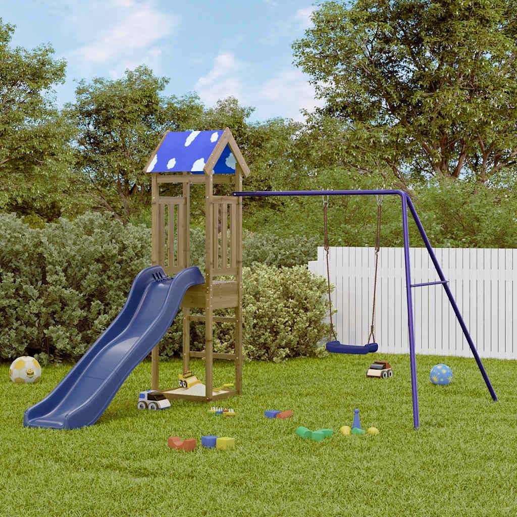 vidaXL Spielturm Imprägniertes Kiefernholz