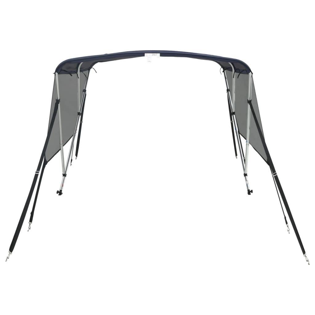 vidaXL 3-Bow Bimini-Top mit Mesh-Seitenteilen 183x(137-152)x137 cm
