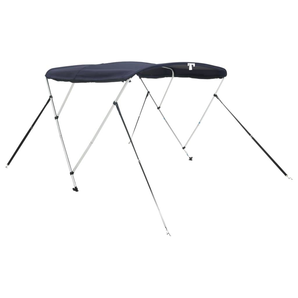 vidaXL 3-Bow Bimini-Top mit Mesh-Seitenteilen 183x(137-152)x137 cm