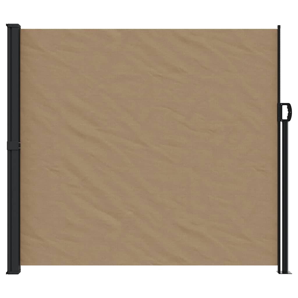 vidaXL Seitenmarkise Ausziehbar Taupe 180x300 cm