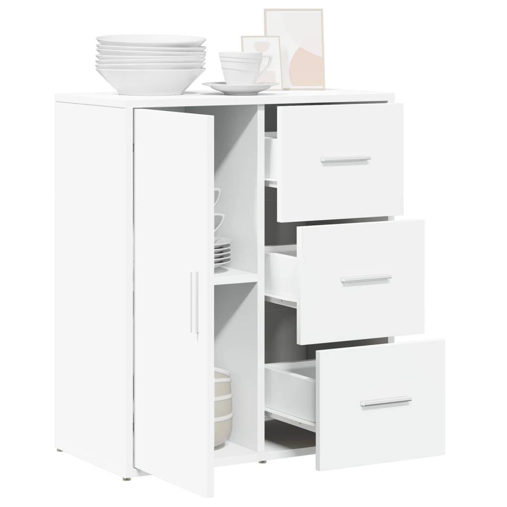 vidaXL Sideboard Weiß 60x31x70 cm Holzwerkstoff