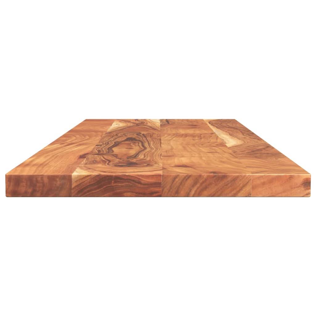vidaXL Tischplatte 140x60x2,5 cm Rechteckig Massivholz Akazie