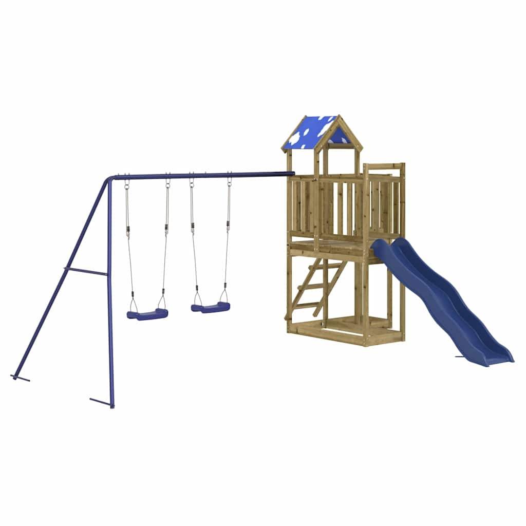vidaXL Spielturm Imprägniertes Kiefernholz