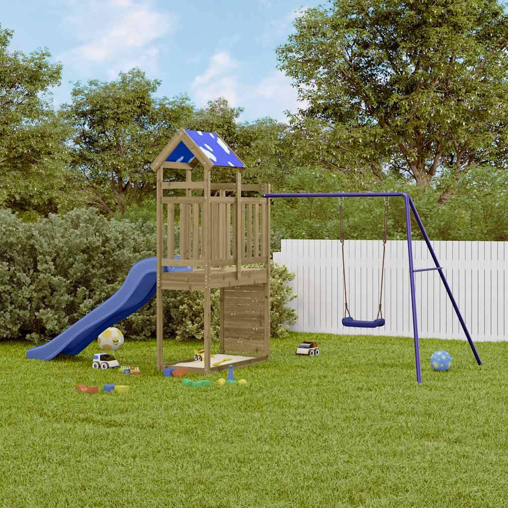vidaXL Spielturm Imprägniertes Kiefernholz