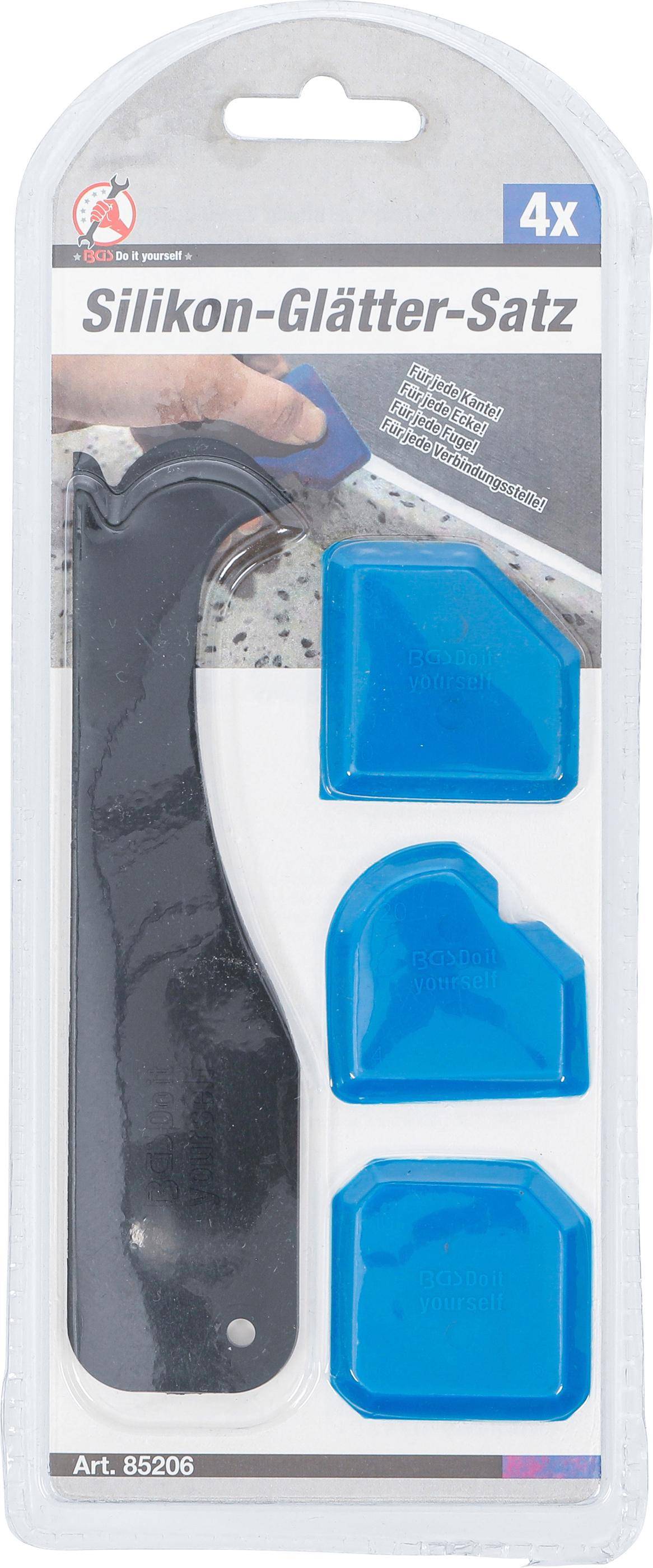 BGS Diy Silikon-Glätter-Satz | 4-tlg.