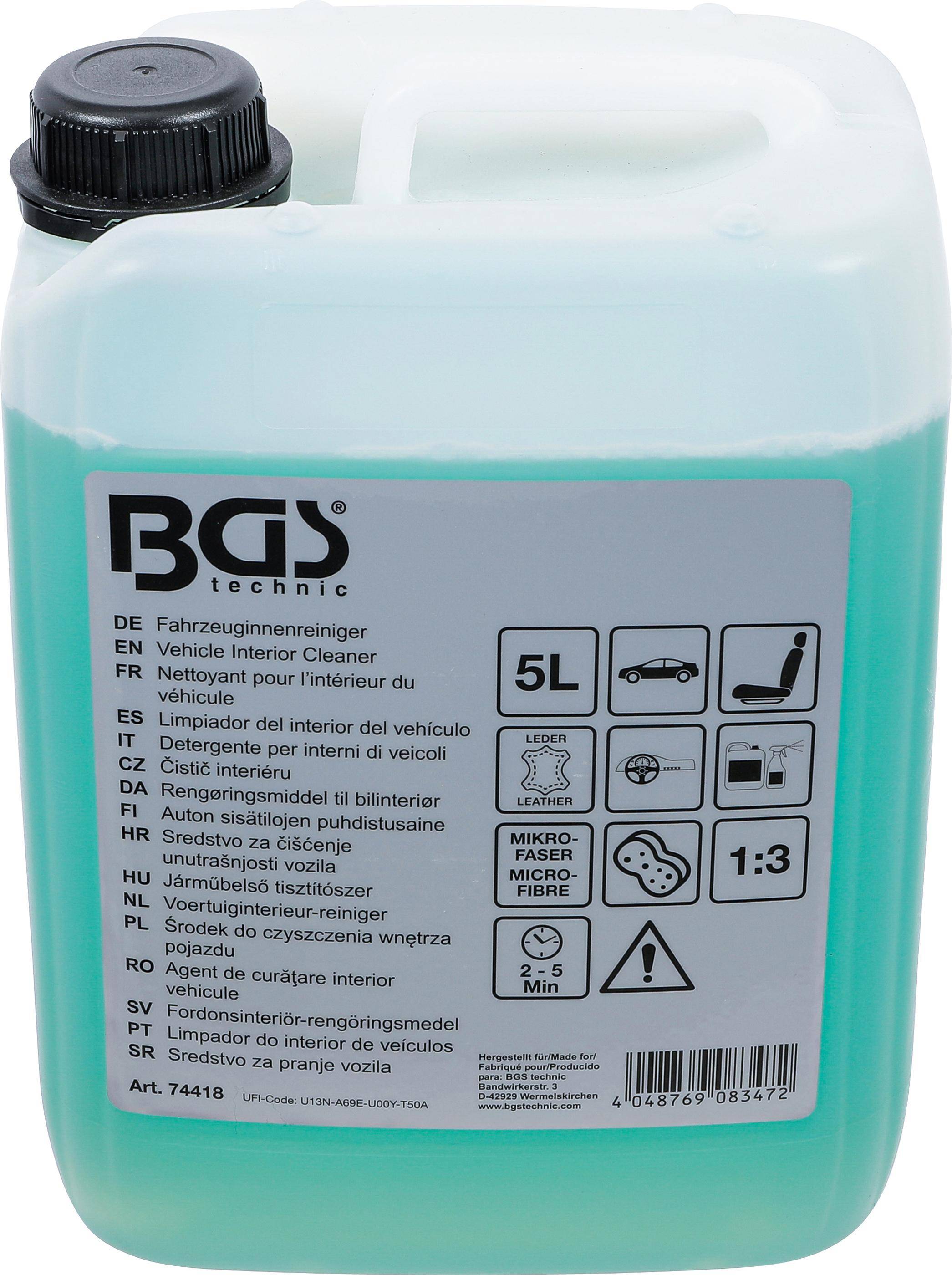 BGS technic Fahrzeuginnenreiniger | 5 l