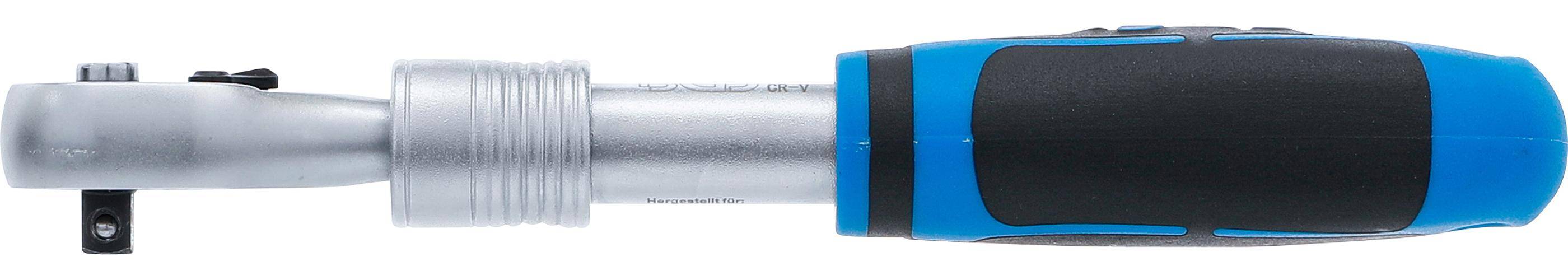 BGS technic Umschaltknarre, ausziehbar | Abtrieb Außenvierkant 6,3 mm