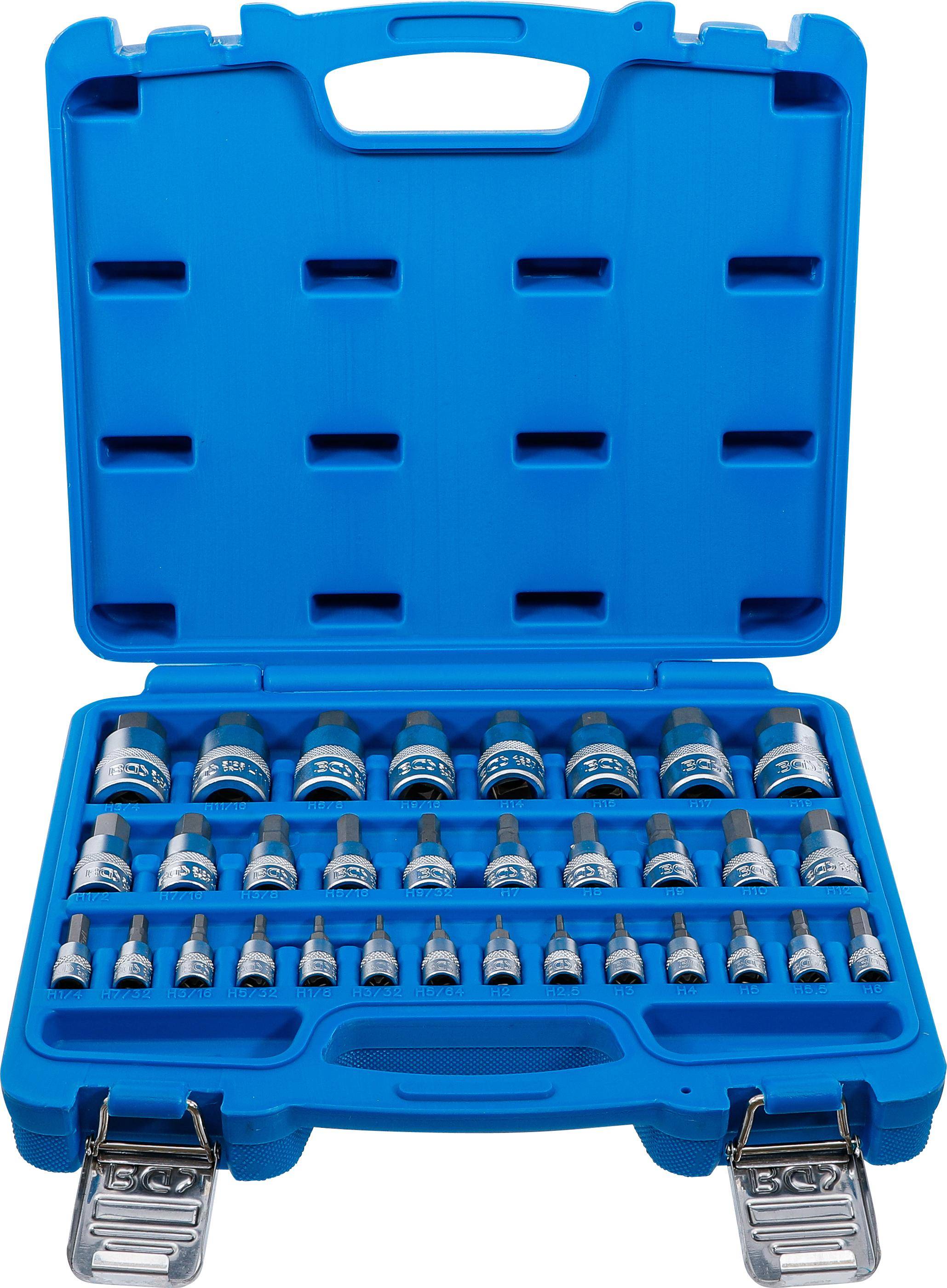 BGS technic Bit-Einsatz-Satz | Antrieb Innenvierkant 6,3 mm (1/4") /