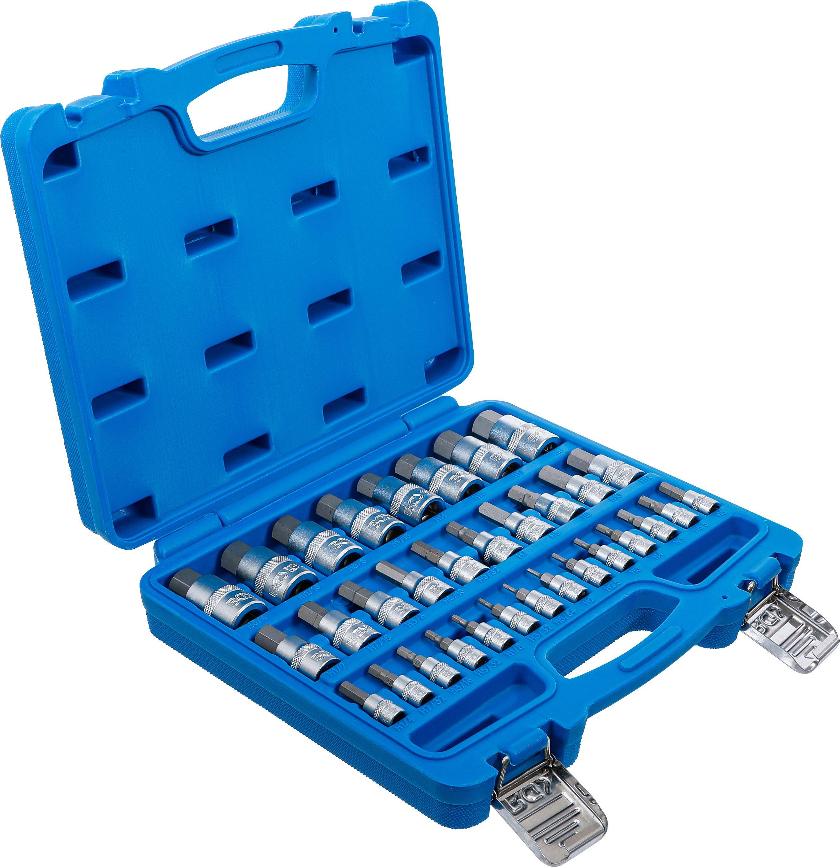 BGS technic Bit-Einsatz-Satz | Antrieb Innenvierkant 6,3 mm (1/4") /