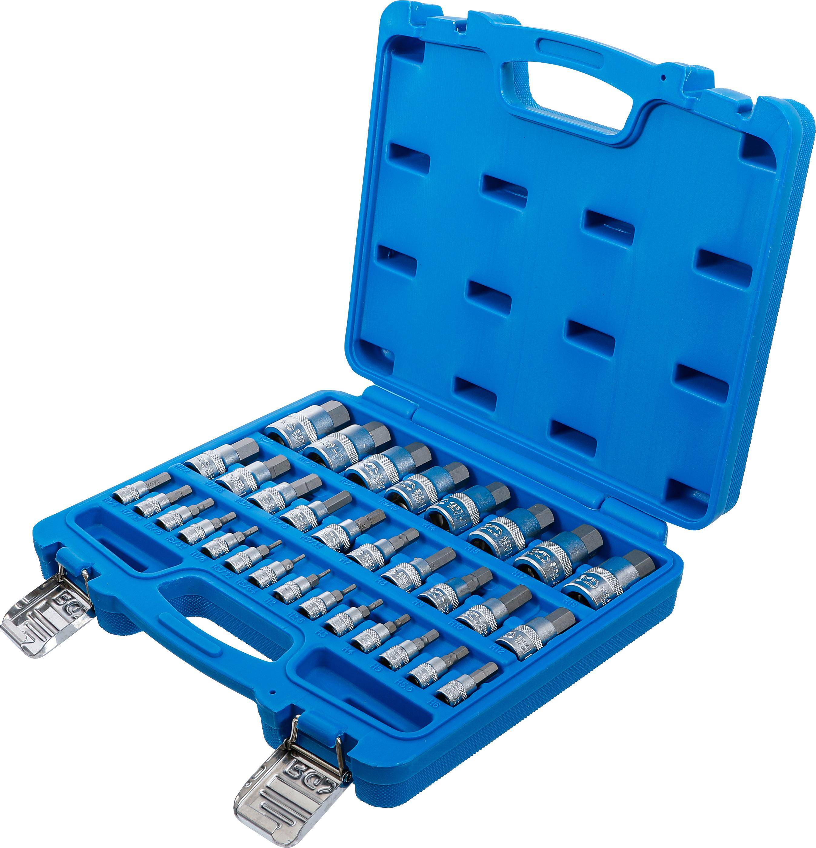 BGS technic Bit-Einsatz-Satz | Antrieb Innenvierkant 6,3 mm (1/4") /