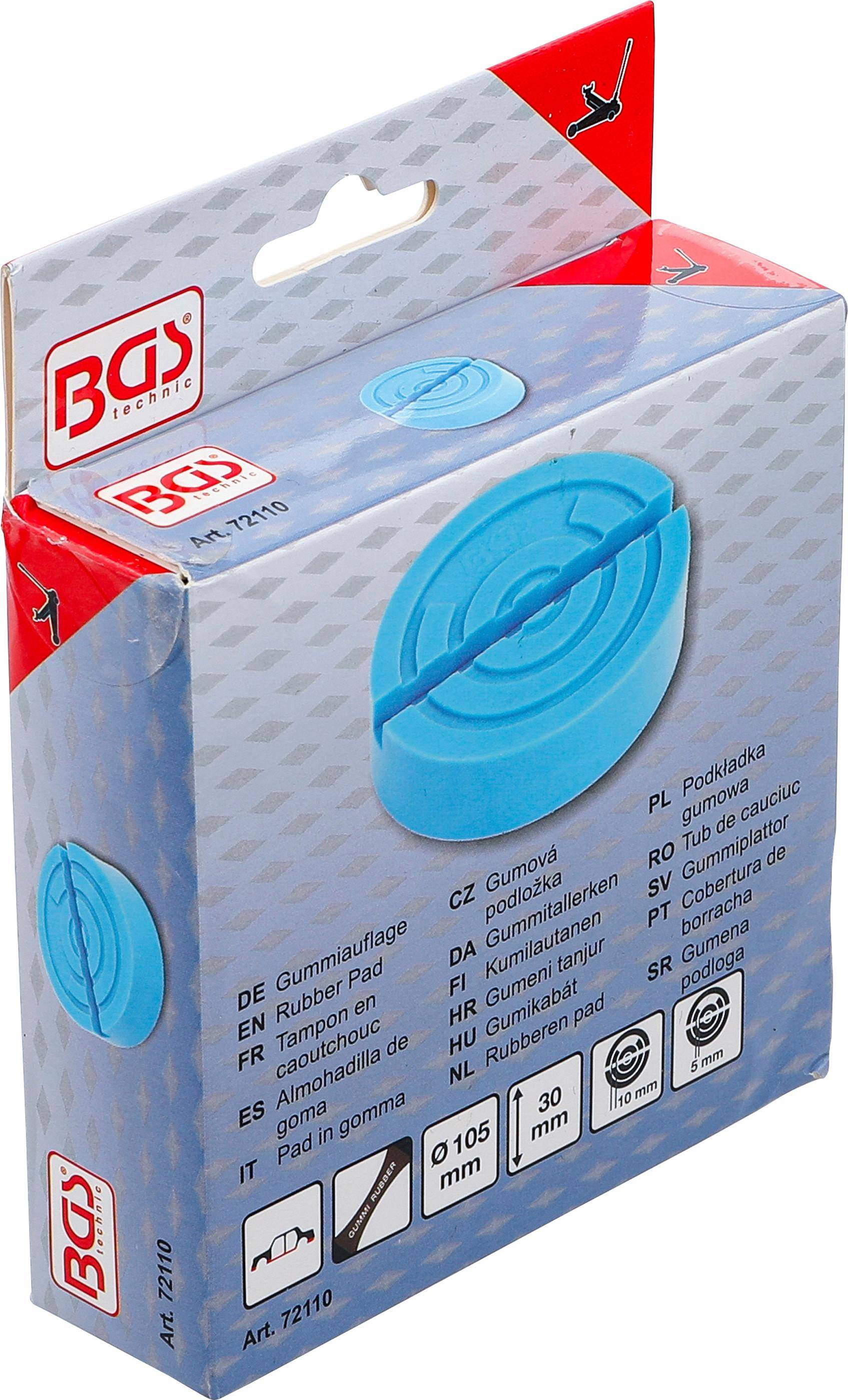BGS technic Gummiauflage | für Wagenheber | Ø 105 mm