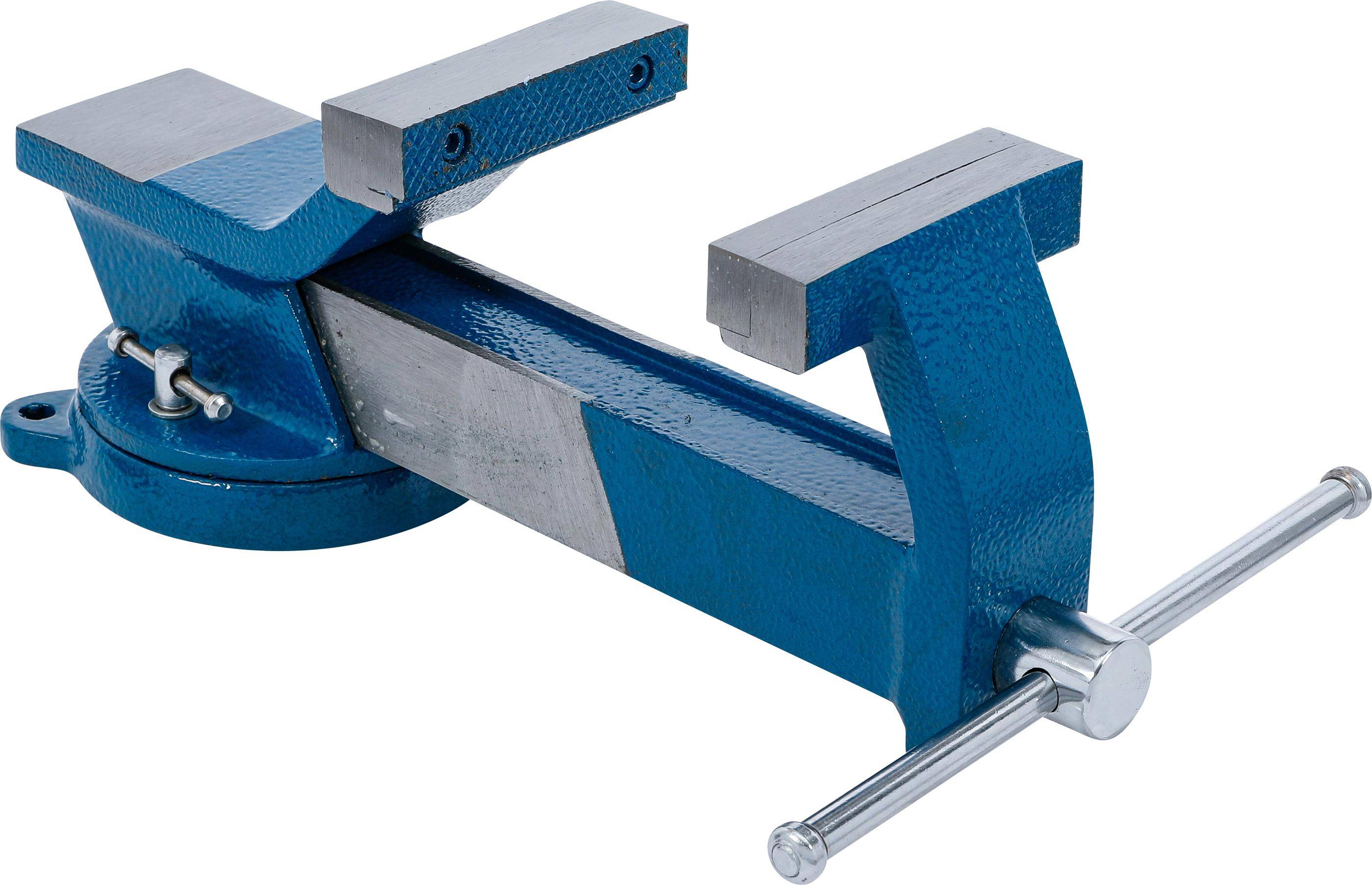 BGS technic Stahl-Schraubstock | geschmiedet | 100 mm Spannbacken